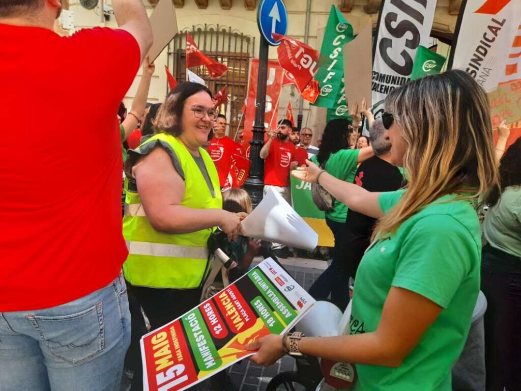 Huelga en educación pública Castellón 13 mayo