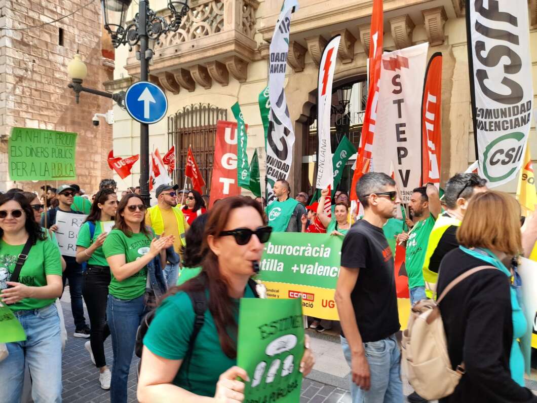 Huelga en educación pública Castellón 13 mayo