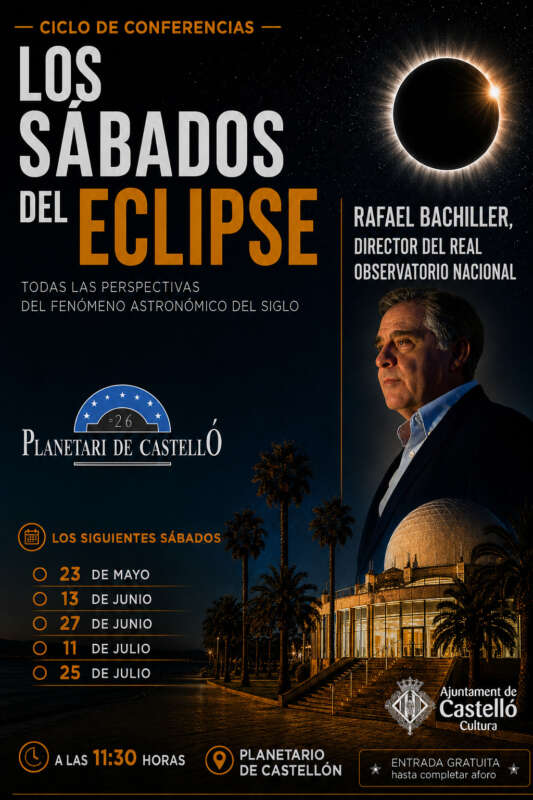 El Planetario de Castellón acoge una charla de referencia sobre los eclipses de sol