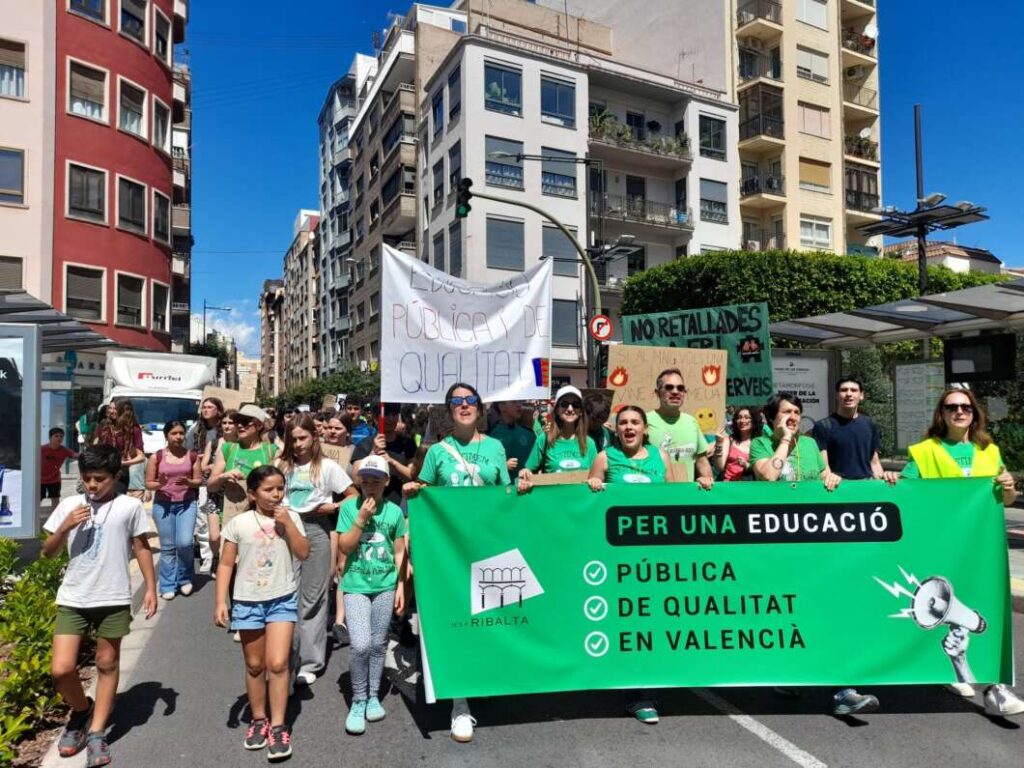 Huelga indefinida educación Castellón