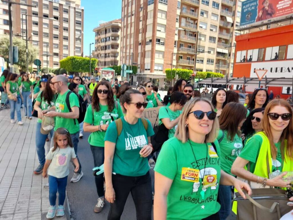 Huelga indefinida educación Castellón