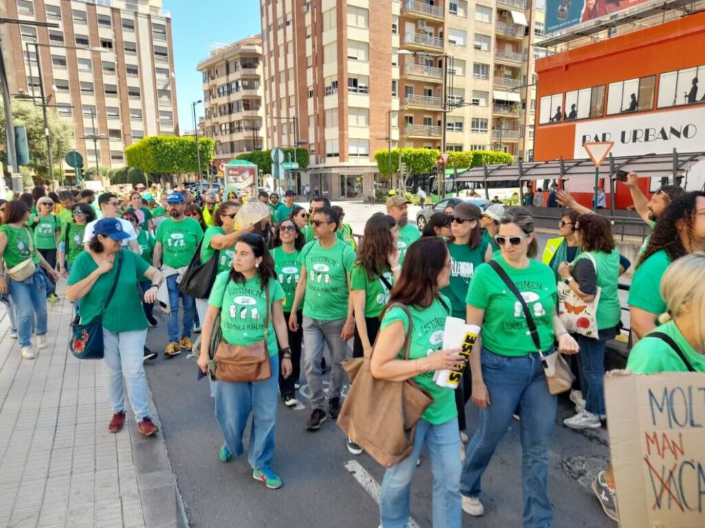 Huelga indefinida educación Castellón