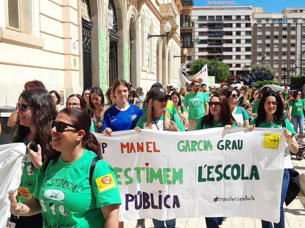 Huelga indefinida educación Castellón