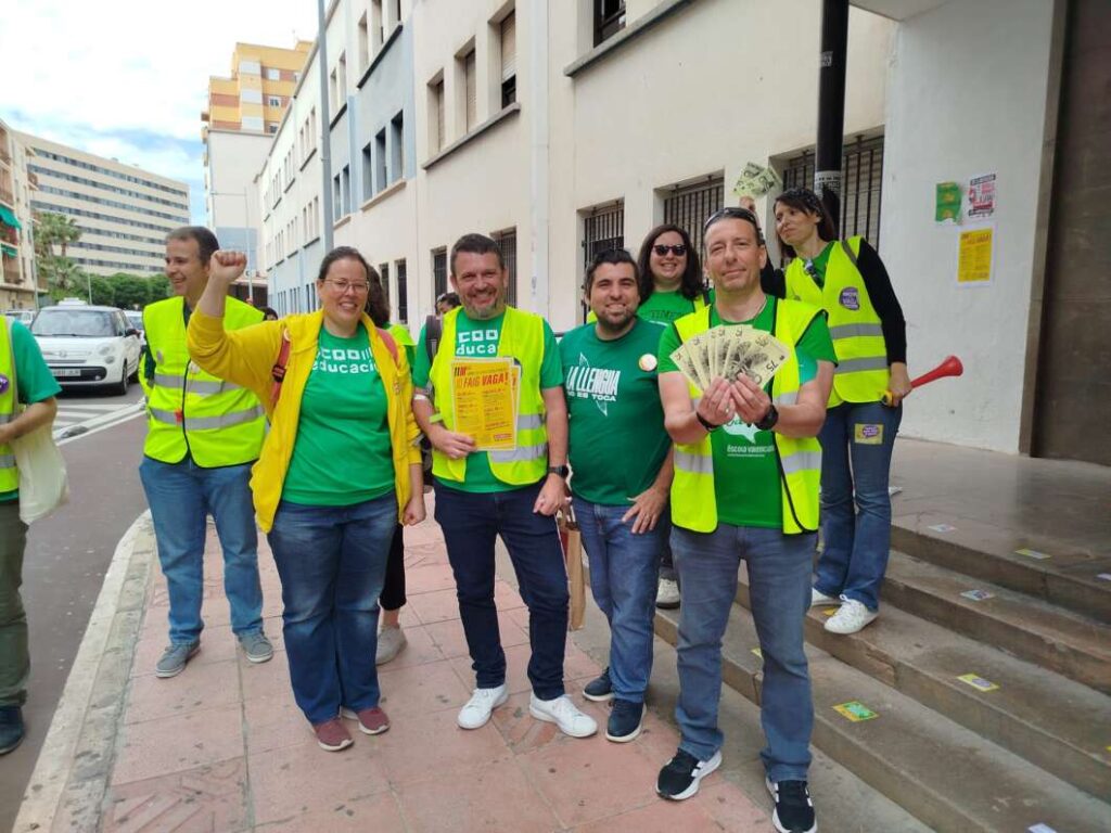 Huelga indefinida educación Castellón