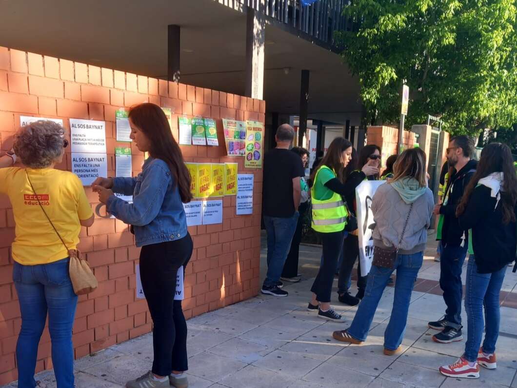 Huelga educación Sos Baynat
