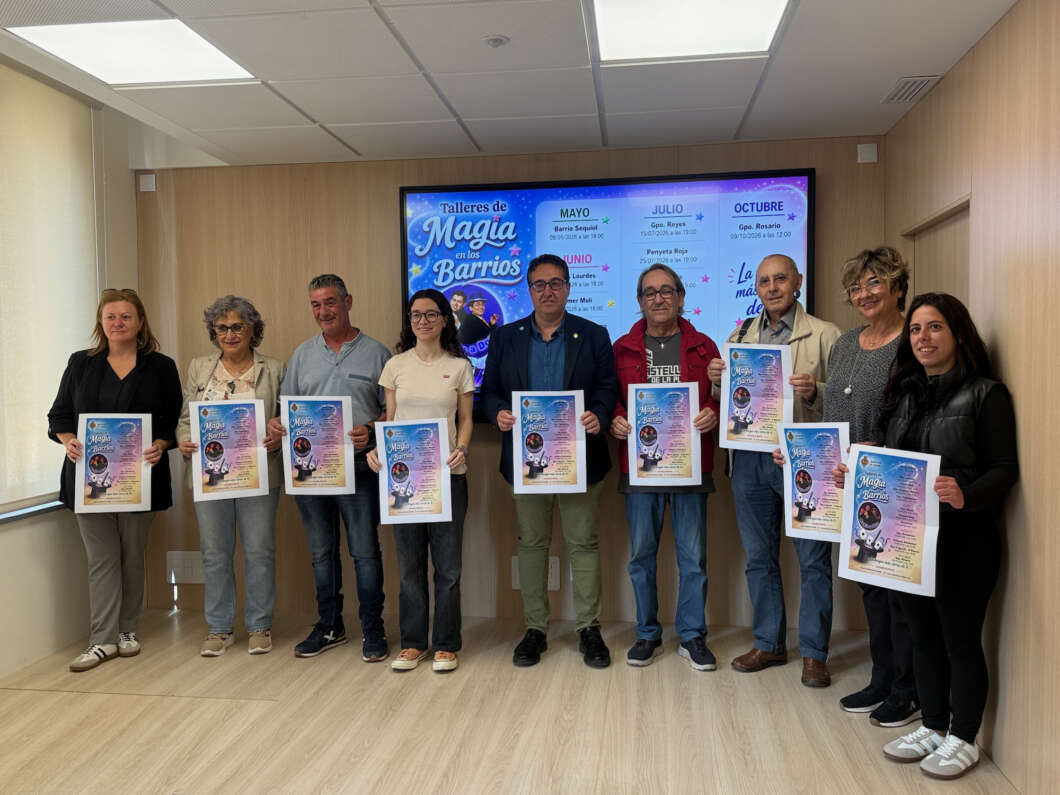 Actividad Magia en los Barrios llegará a 12 puntos de Castellón entre mayo y octubre