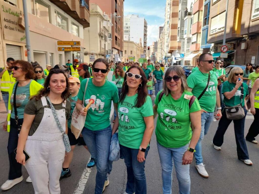 Huelga en educación y manifestación en Castelló
