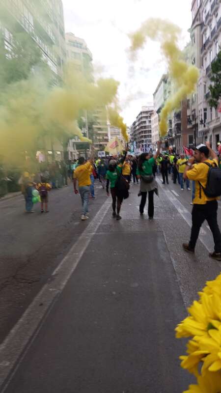 Manifestación en València por la educación pública