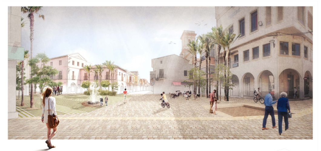 Moncofa transformarà la plaça Constitució amb una proposta finalista del CRU IV