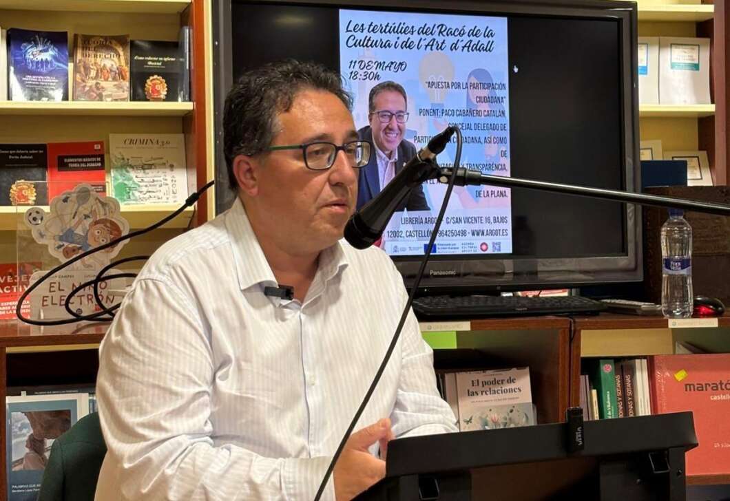 Paco Cabañero, charla sobre participación Ciudadana en Argot 2026