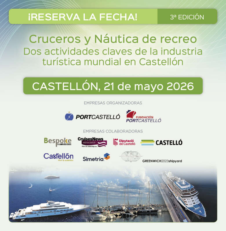 PortCastelló impulsa el turismo marítimo con una gran cita sobre cruceros y náutica