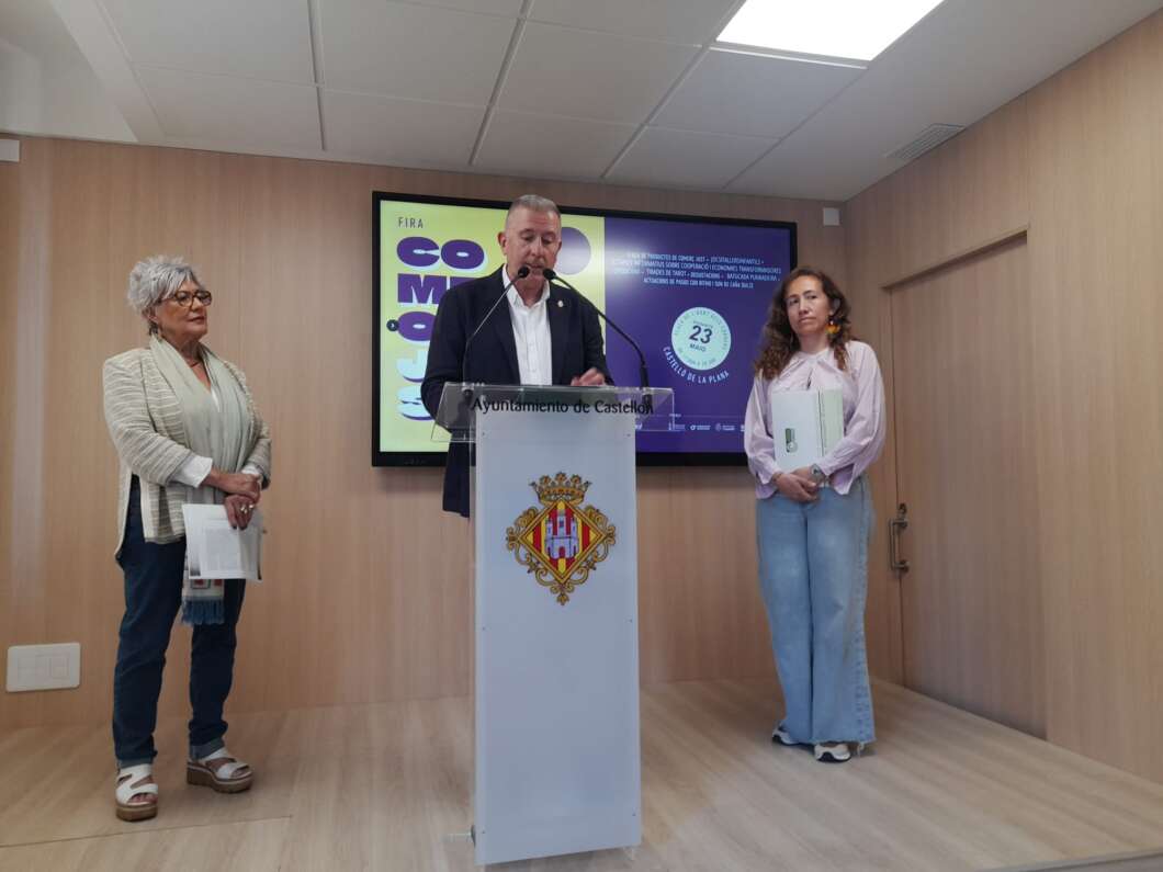 presentación jornada comercio justo en castelló