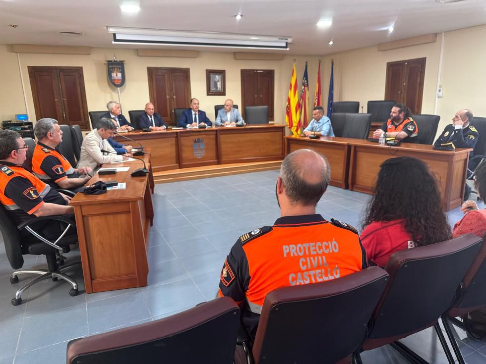 Reunión de Protección civil en Moncofa 2026