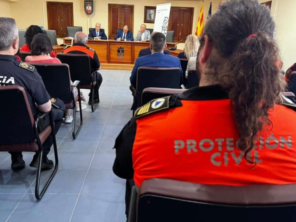 Reunión de Protección civil en Moncofa 2026