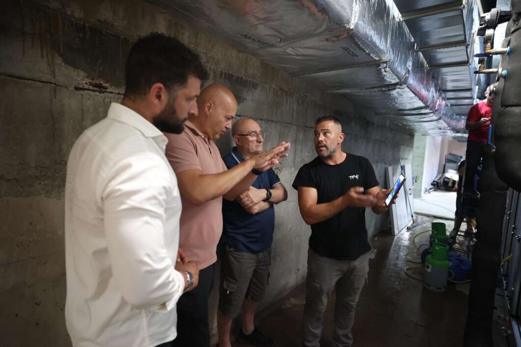 Burriana trabajos en la piscina municipal