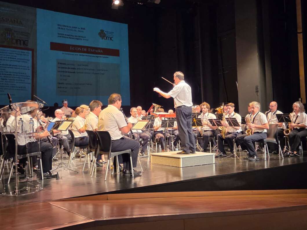 La Banda Municipal de Castellón clausura el Día del Donante de Cáritas con el concierto ‘Ecos de España’