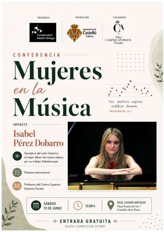 Isabel Pérez Dobarro analiza el papel de la mujer en la música