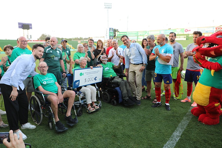 Fundación Eurocaja Rural impulsa un partido solidario histórico contra la ELA