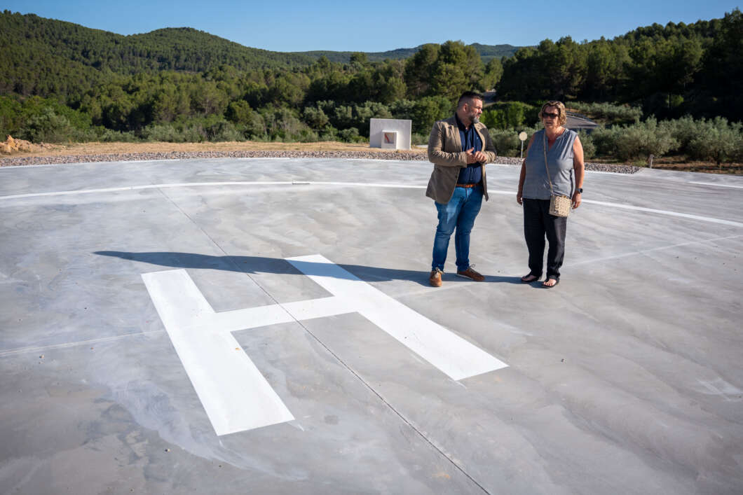 La Diputació posa en marxa una nova helisuperfície a Gaibiel