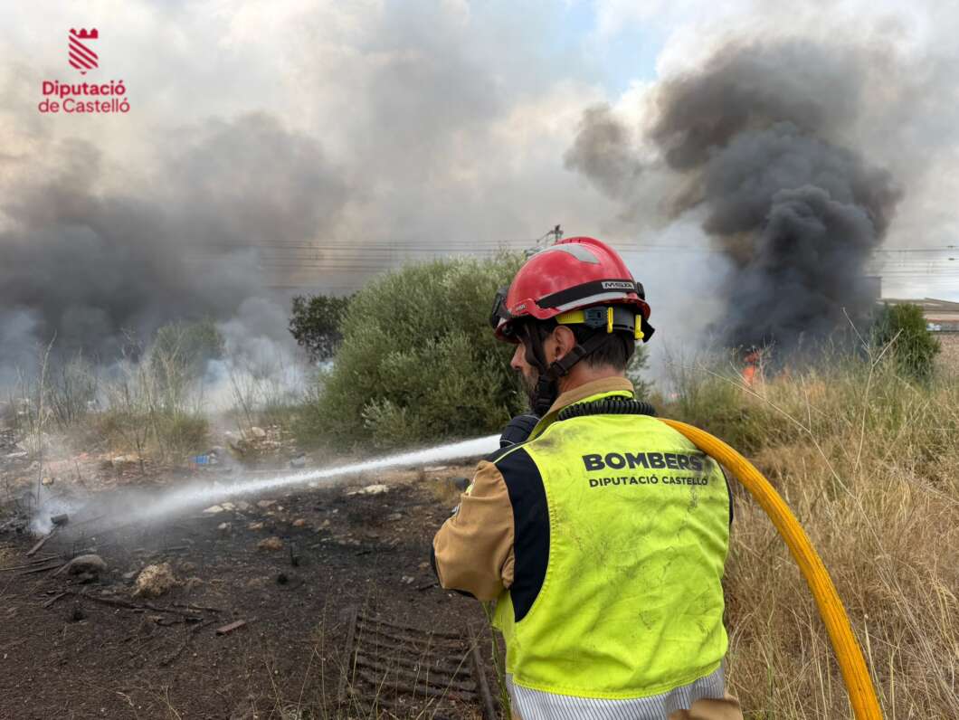 Incendio vegetación Almassora