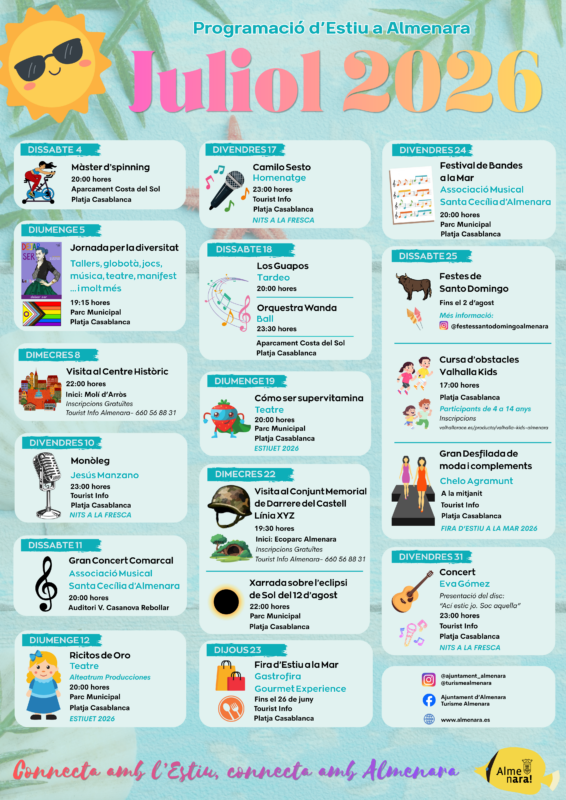 programacion verano almenara