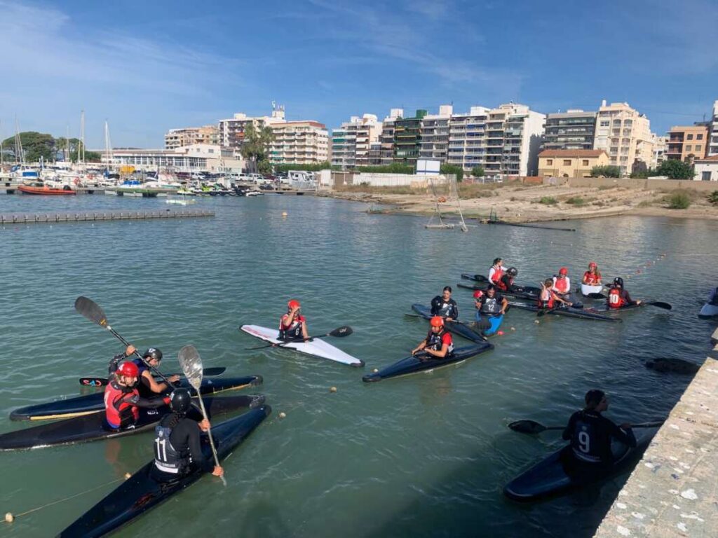Selección nacional Kayak Polo en el Club de Burriana 2026