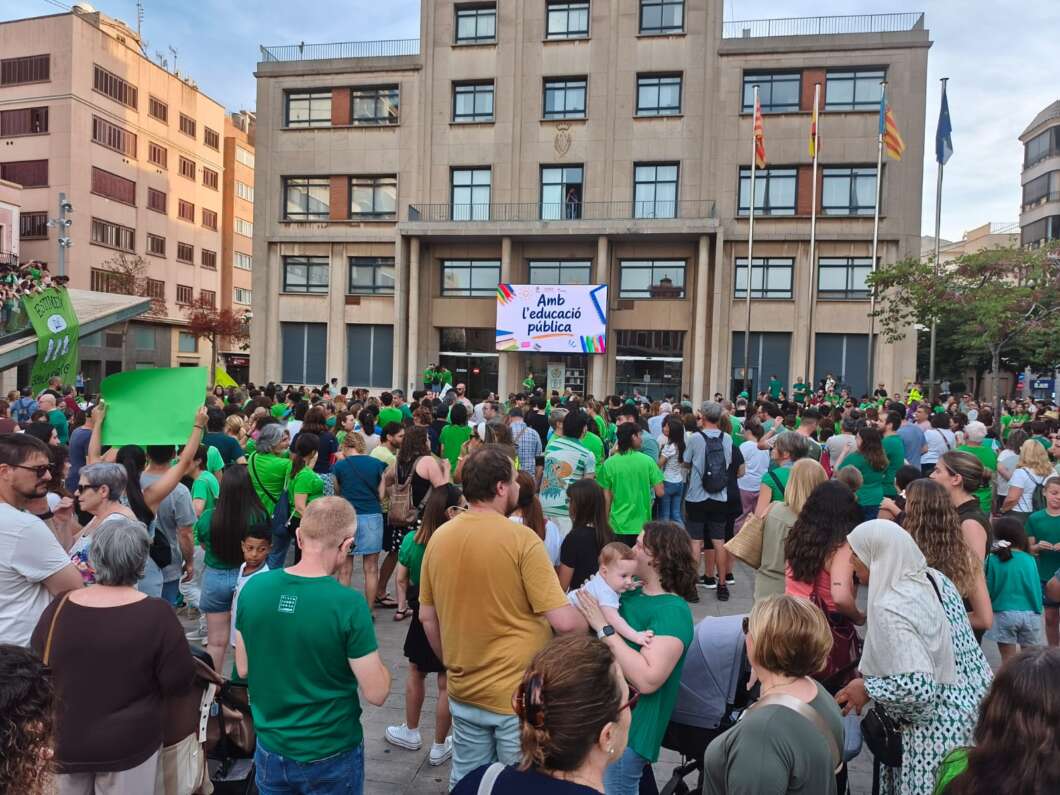 Manifestació docents Vila-real