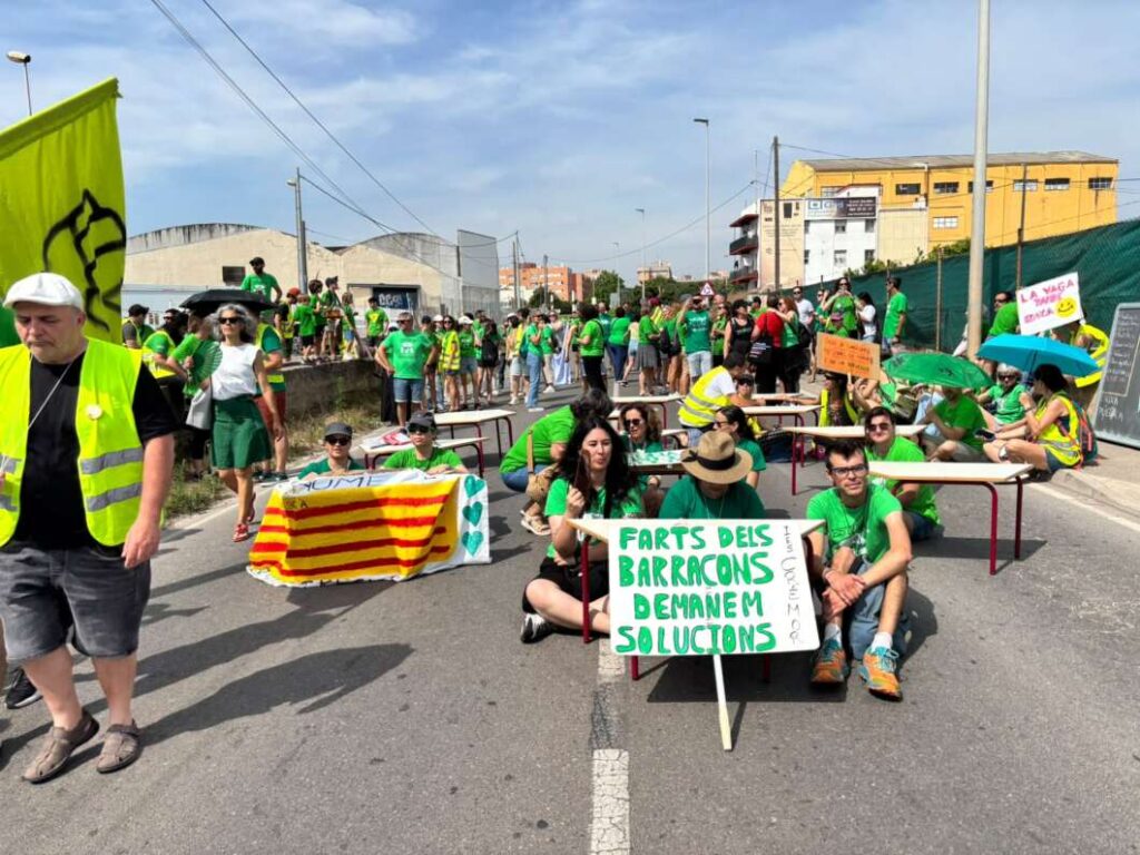 Protesta y huelga educativa IES Cremor Castelló