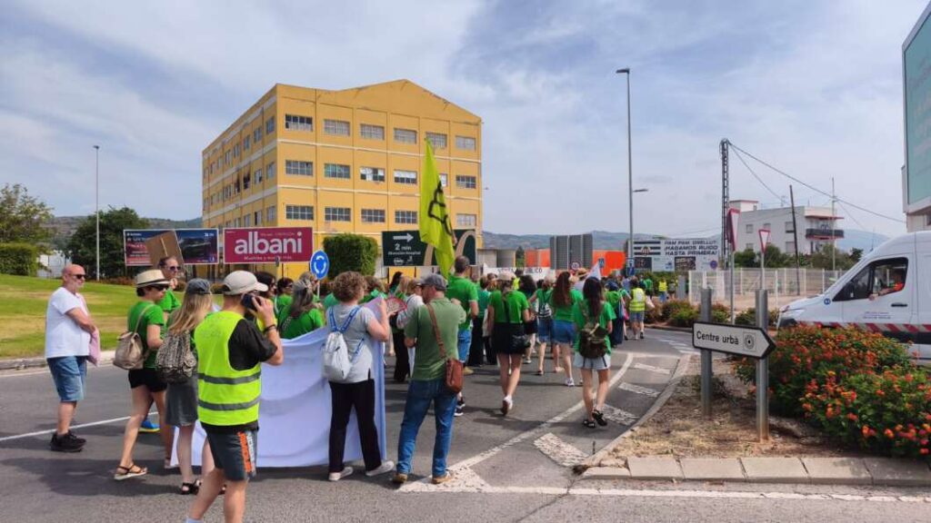 Protesta y huelga educativa IES Cremor Castelló