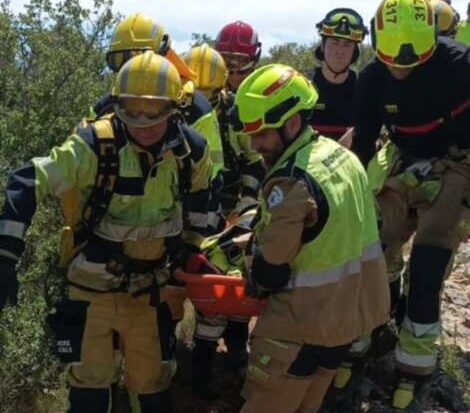 Rescate motorista Traiguera