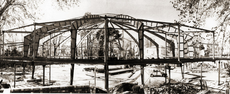 Construcción nueva Pérgola 1970. Castellón