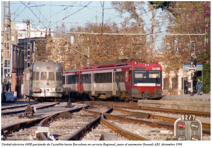 Paso trenes Castellón 1994 (Renault ABJ)