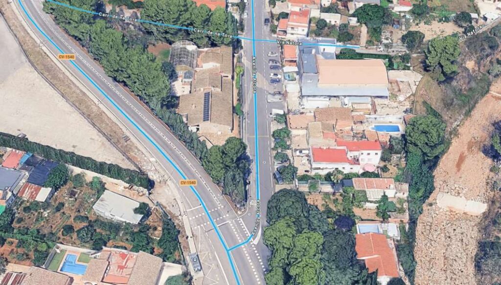 Racó de la Natora junto a avenida de Alcora Castellón