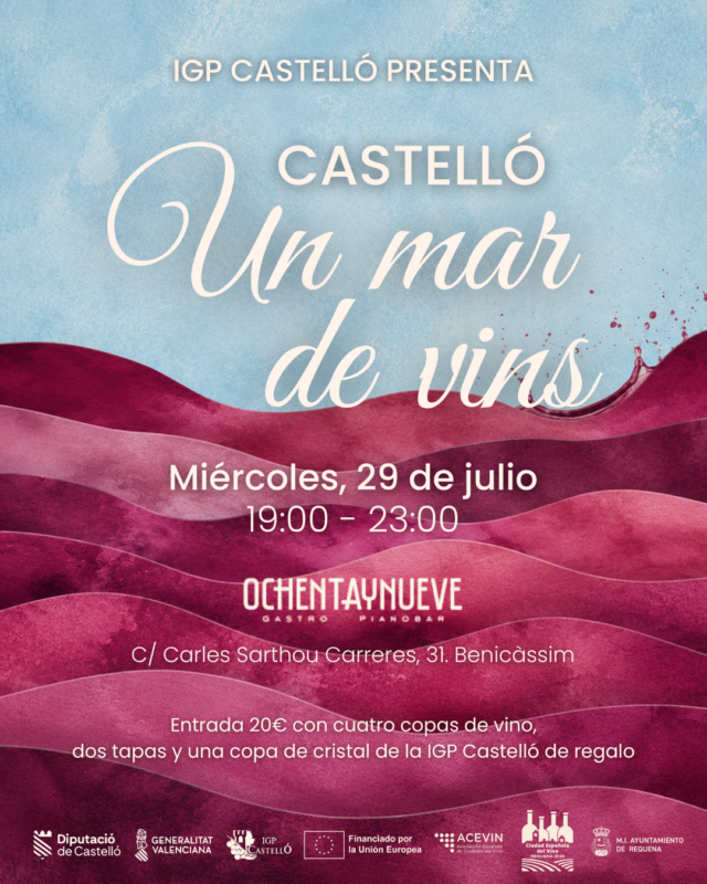 Benicàssim reúne a cuatro bodegas de Castellón en una nueva edición de 'Un Mar de Vins'