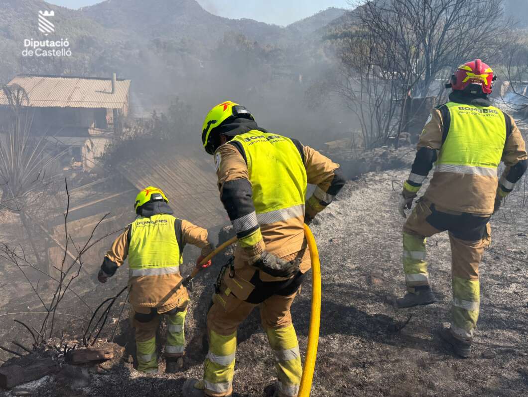 Incendio de la vall d'UIxó Consorcio de bomberos Castellón 280726