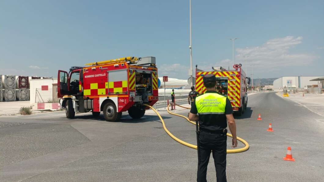 PortCastelló se suma al operativo contra el incendio de la Serra d'Espadà