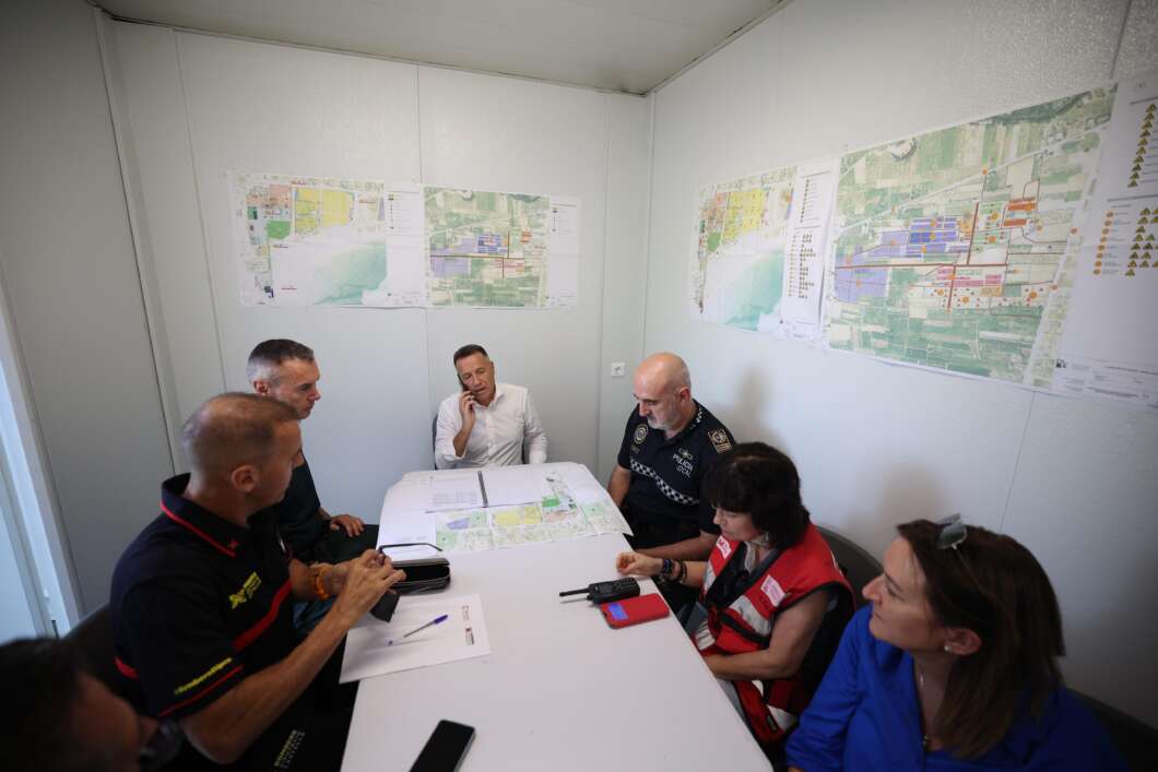 Burriana activa el dispositiu preventiu per a garantir la seguretat del festival de la platja