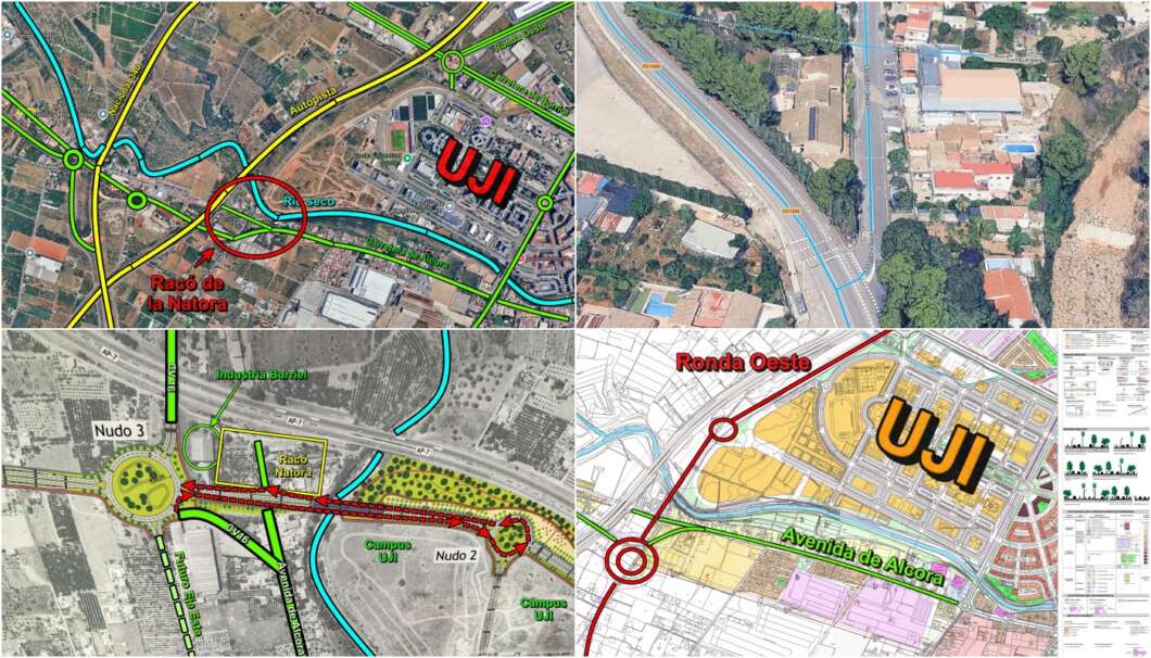 Ronda Oeste y accesos a Racó de la Natora
