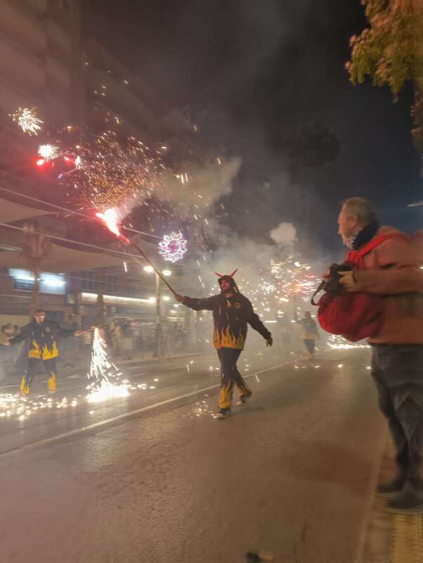 Esclat de Llum correfocs dimonis de la Plana Grau