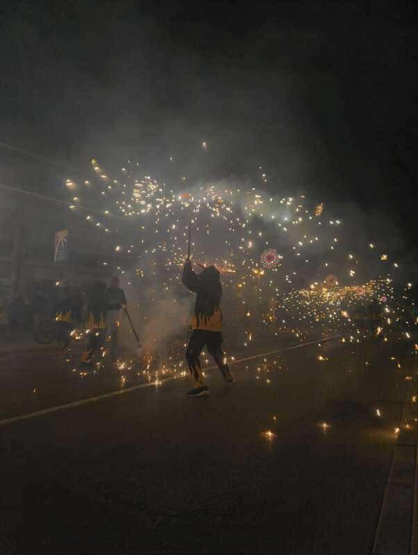 Esclat de Llum correfocs dimonis de la Plana Grau