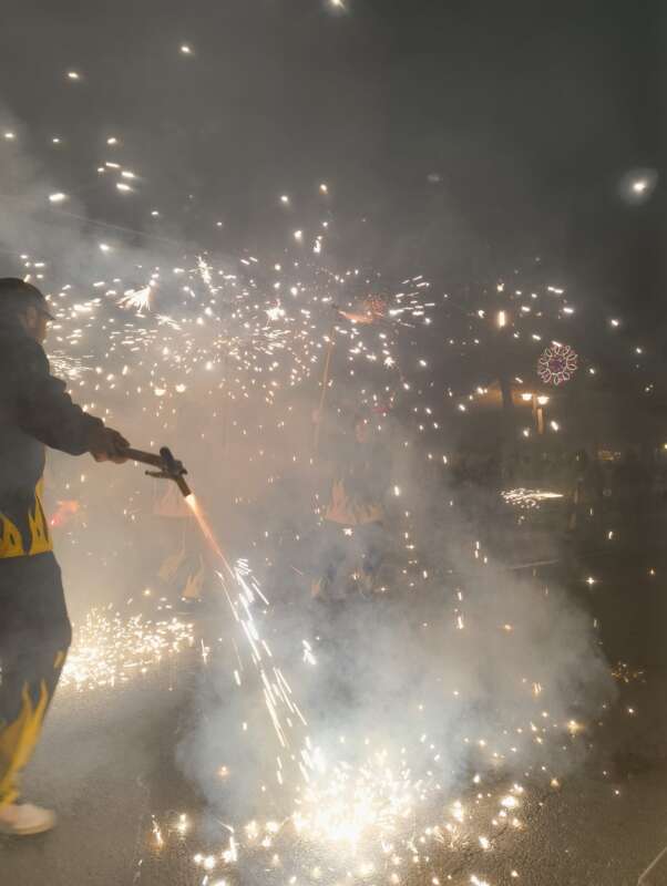 Esclat de Llum correfocs dimonis de la Plana Grau