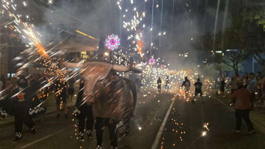 Esclat de Llum correfocs dimonis de la Plana Grau
