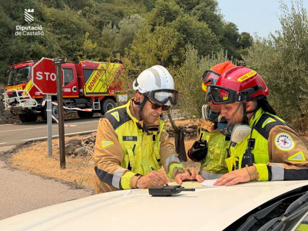 Incendio de la vall d'UIxó Consorcio de bomberos Castellón 280726