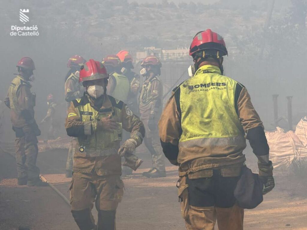 Incendio de la vall d'UIxó Consorcio de bomberos Castellón 280726