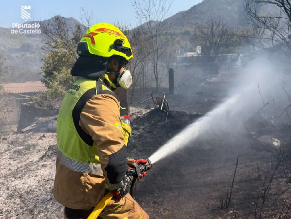 Incendio de la vall d'UIxó Consorcio de bomberos Castellón 280726
