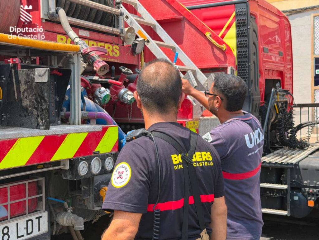 Incendio Vall d'Uixó bomberos 290726