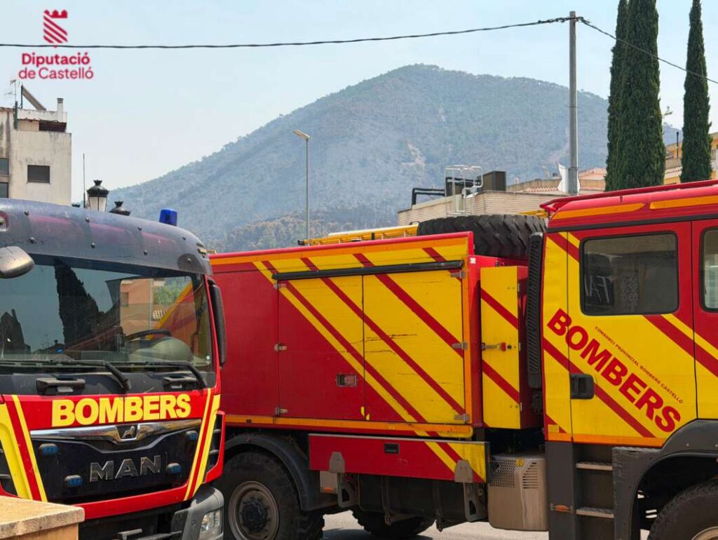Incendio Vall d'Uixó bomberos 290726
