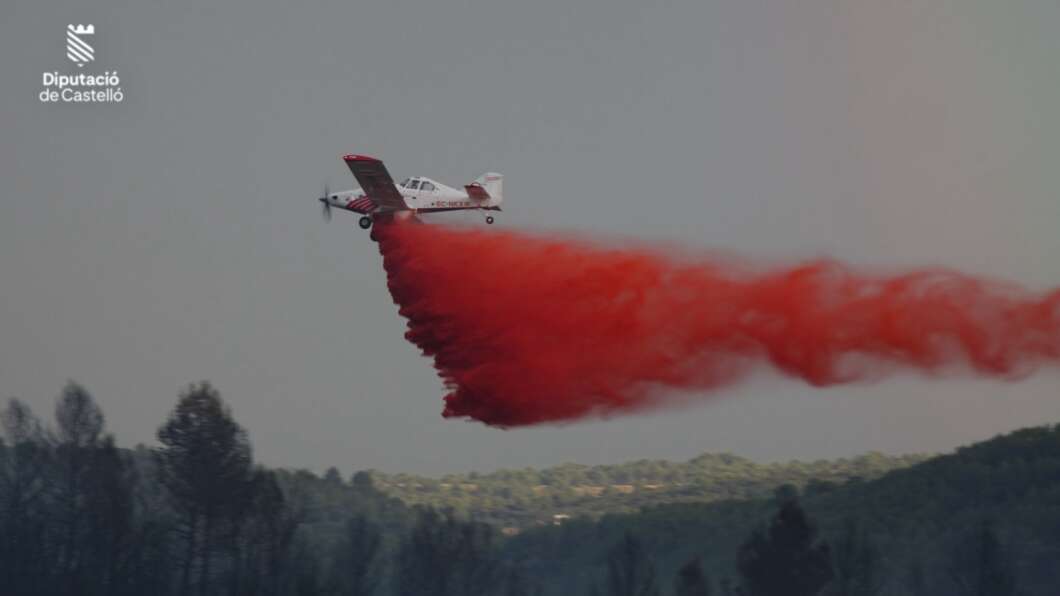 Incendios en la provincia, medios aéreos