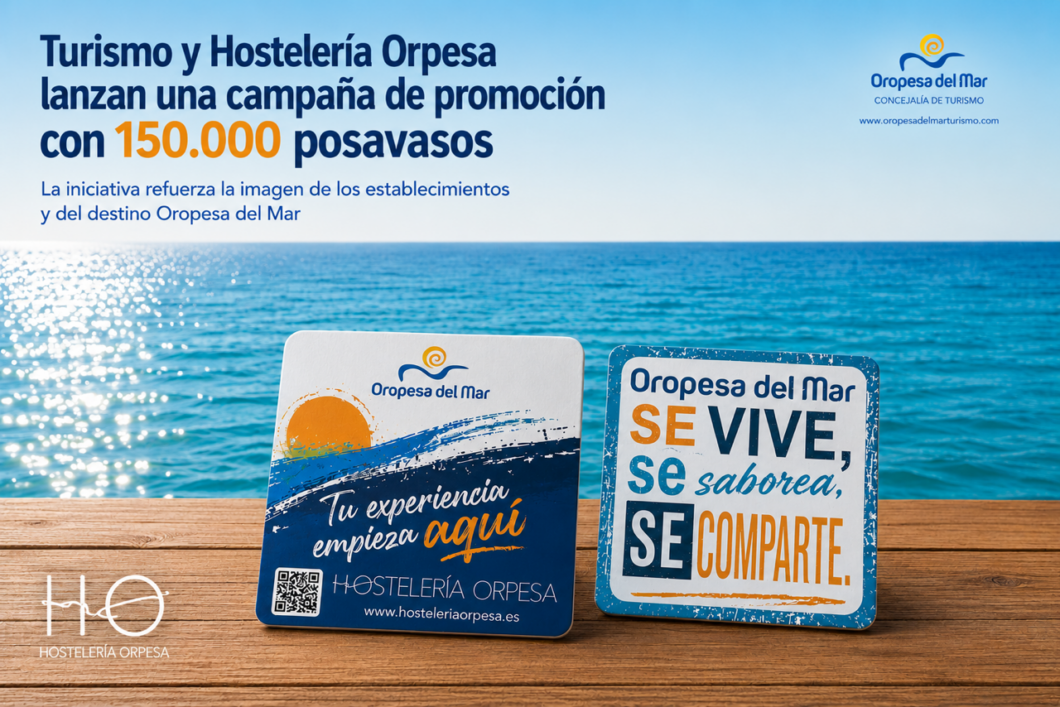 Oropesa promociona su hostelería con 150.000 posavasos turísticos