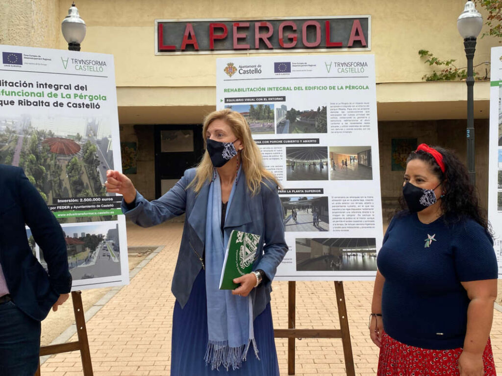 Amparo Marco presenta el proyecto de rehabilitación de la Pérgola 
